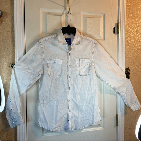 Michael Brandon Other - Michael Brandon Mens S Button Down Shirt Long Sleeve Pockets Casual Adult Party